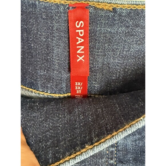 NWT Spanx Dark Stretch-Denim Jeans High-Rise‎ Skinny Fit Plus Size 3X Slimming - Picture 6 of 11